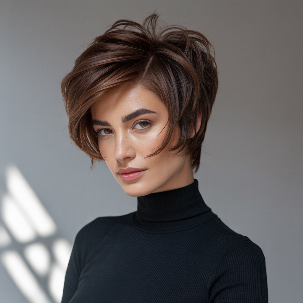 Textured Crop with Back-Swept Volume