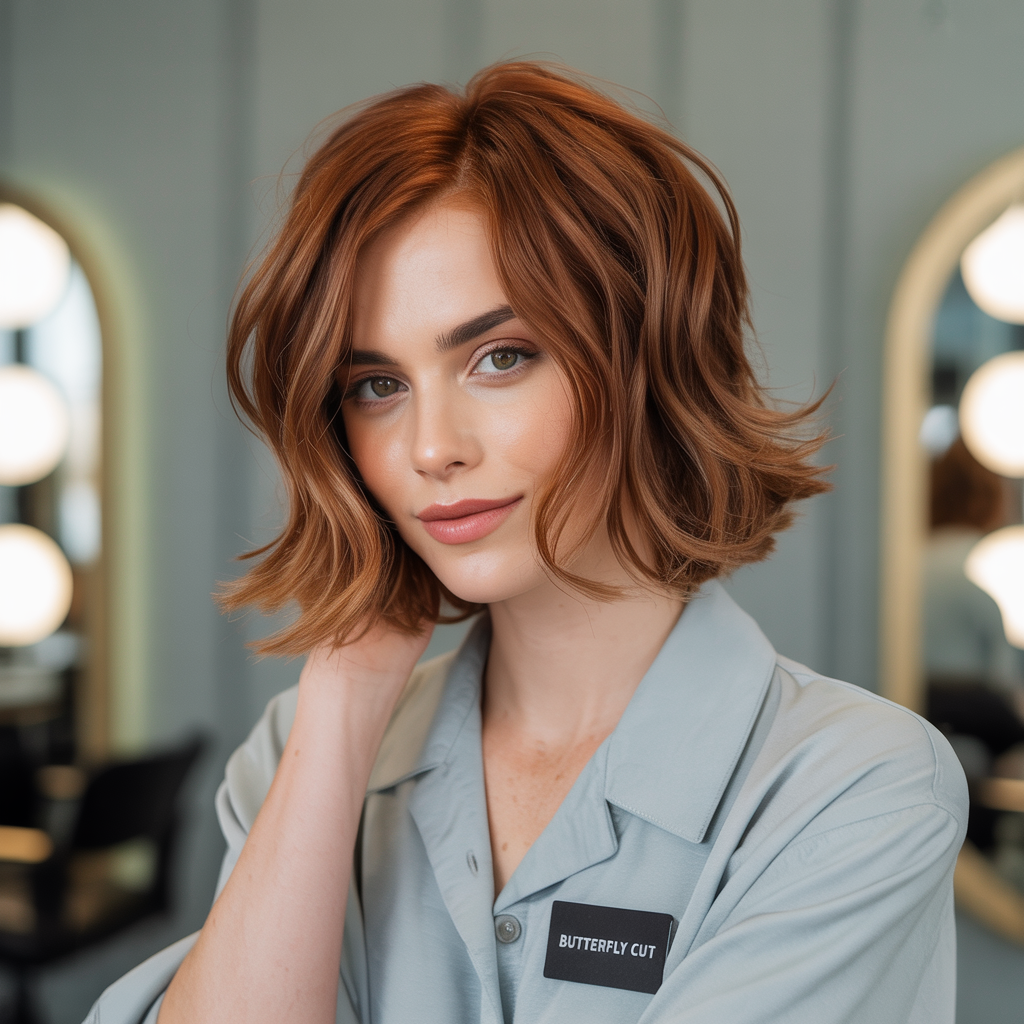  Textured Ends Butterfly Cut