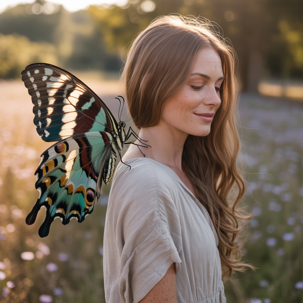 Voluminous Butterfly with a Soft, Undone Finish