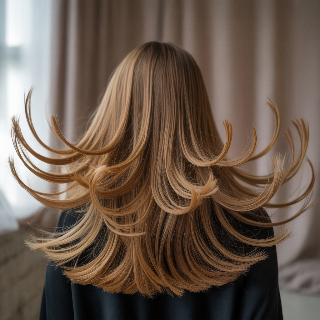 Dynamic Butterfly with Feathered Ends for Lightness