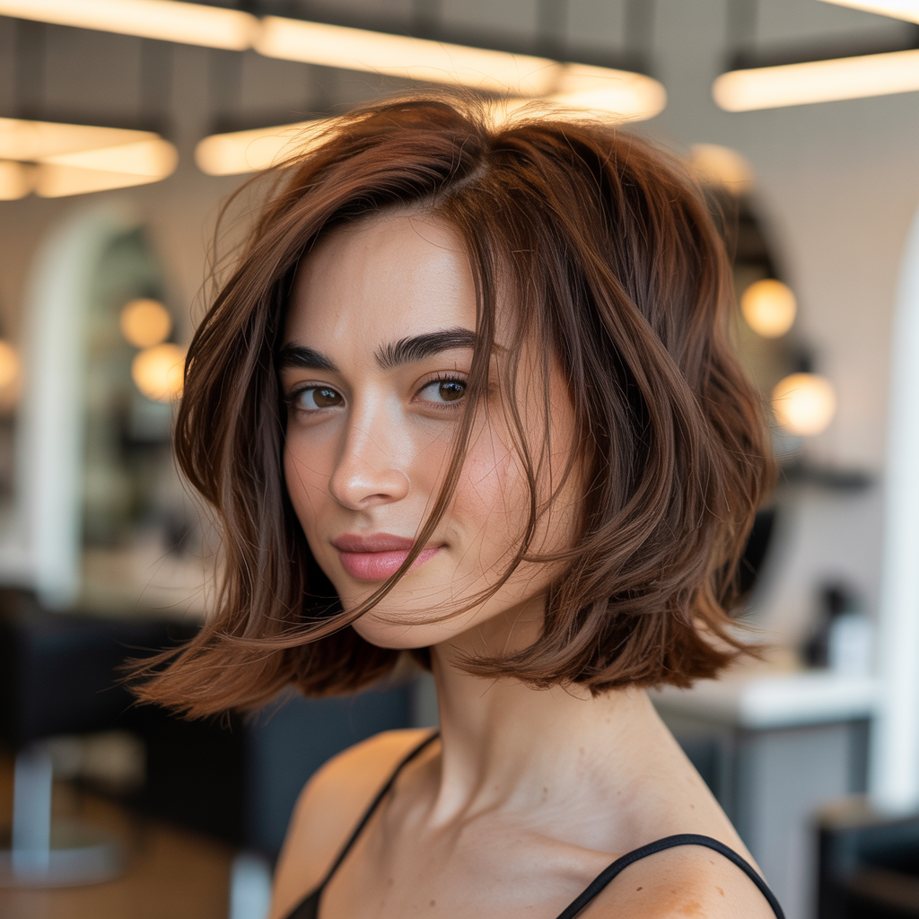 Low-Maintenance Short Butterfly Cut