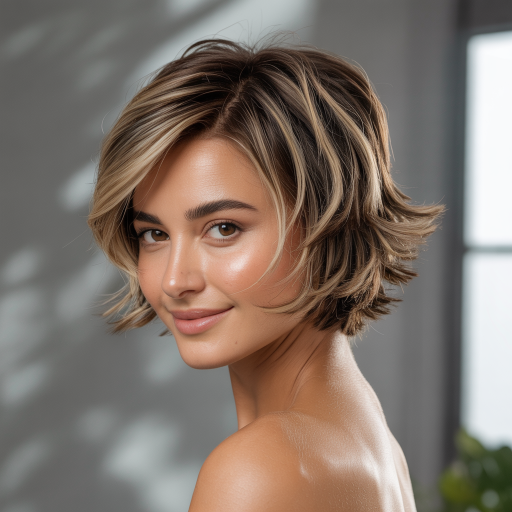 Low-Maintenance Butterfly Cut