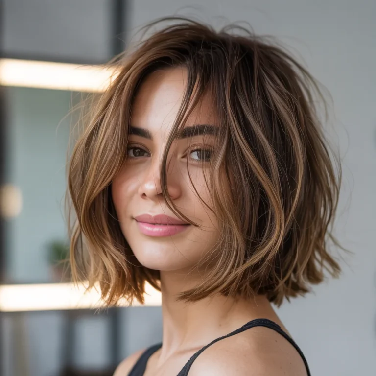 Choppy Bob Haircuts for Thick Hair