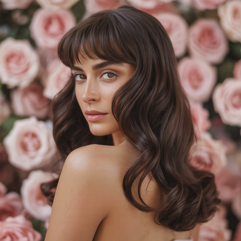 Butterfly with Tapered Bangs