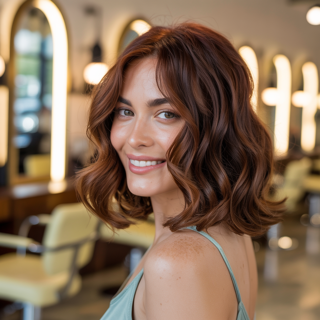  Face-Framing Butterfly Cut for Highlighting Features