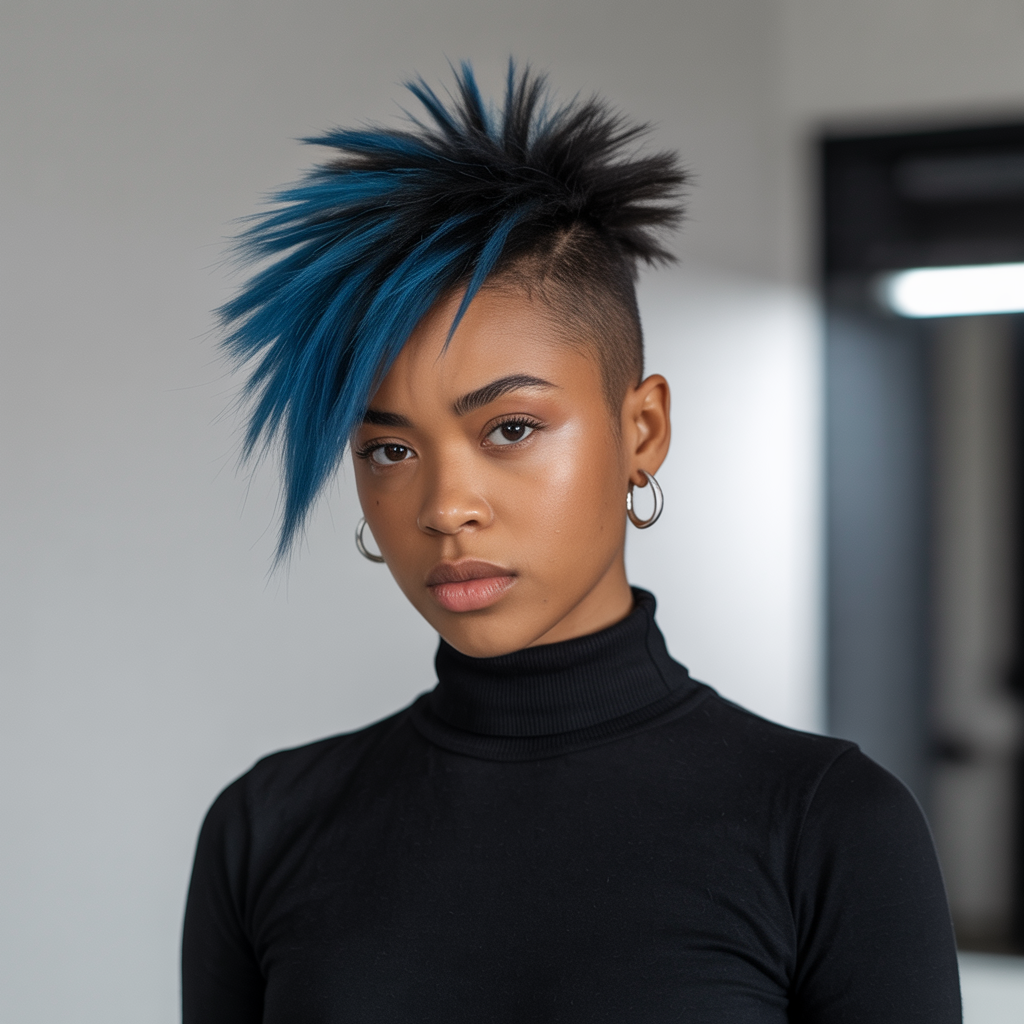  Asymmetrical Mohawk Bob