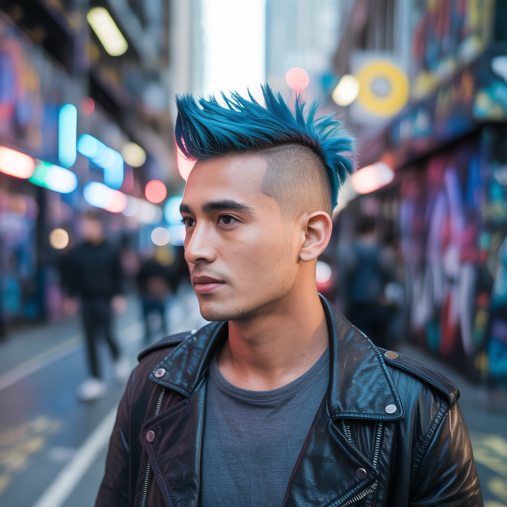 The Mohawk with Side Swept Top