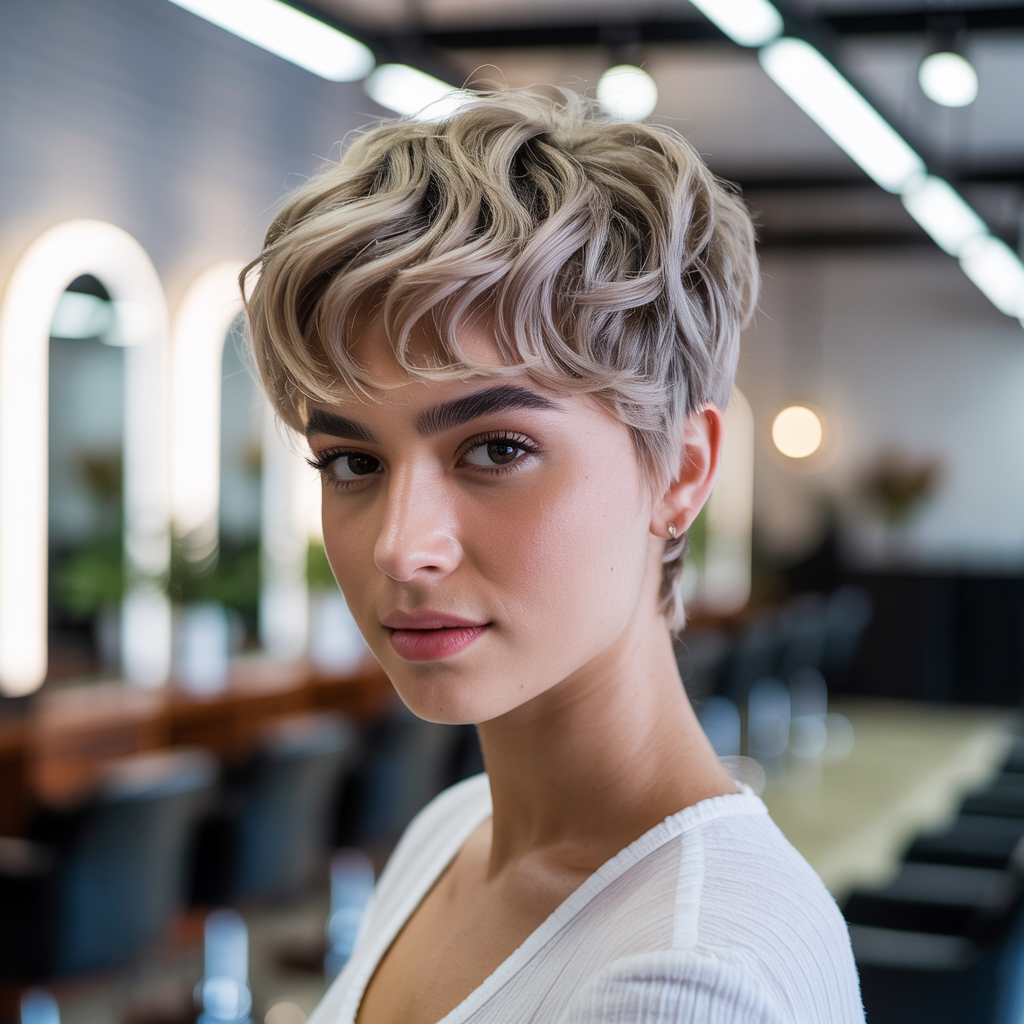 Defined Wavy Butterfly Pixie