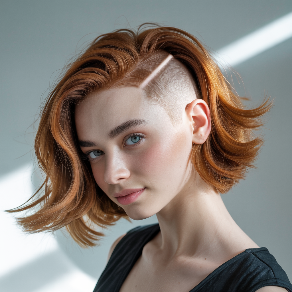 Undercut with Flowing Top Layers