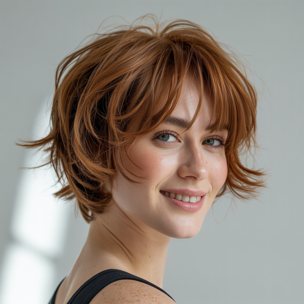 Short Shag with Internal Back Layers