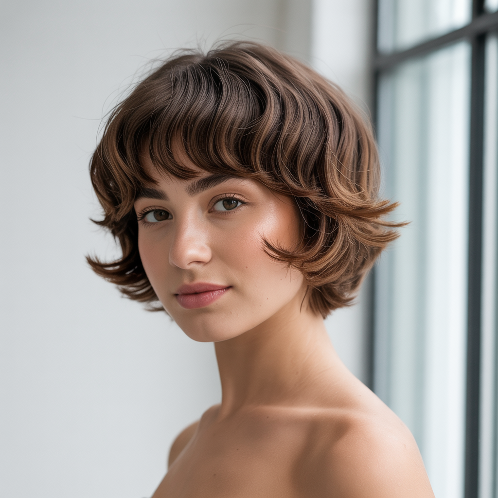 Short Bowl Cut with Soft Back Layers