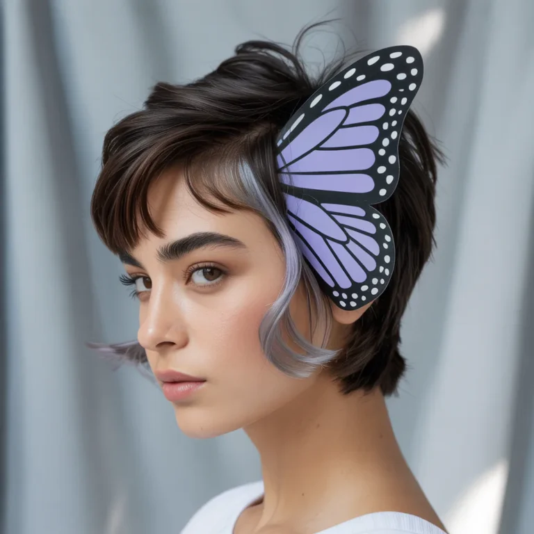Trendy Butterfly Haircut for Short Hair Images