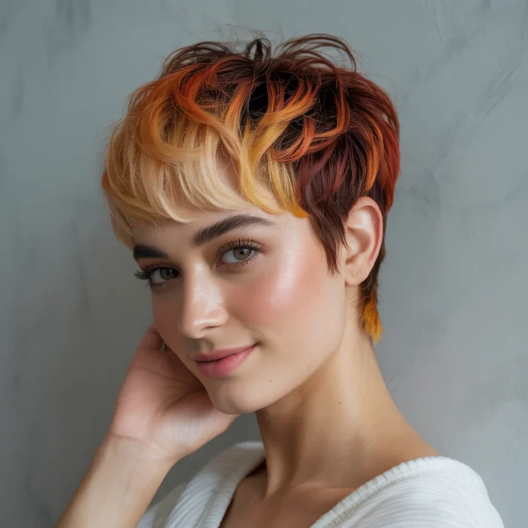 Short Pixie Hair Color Ideas for Brunettes