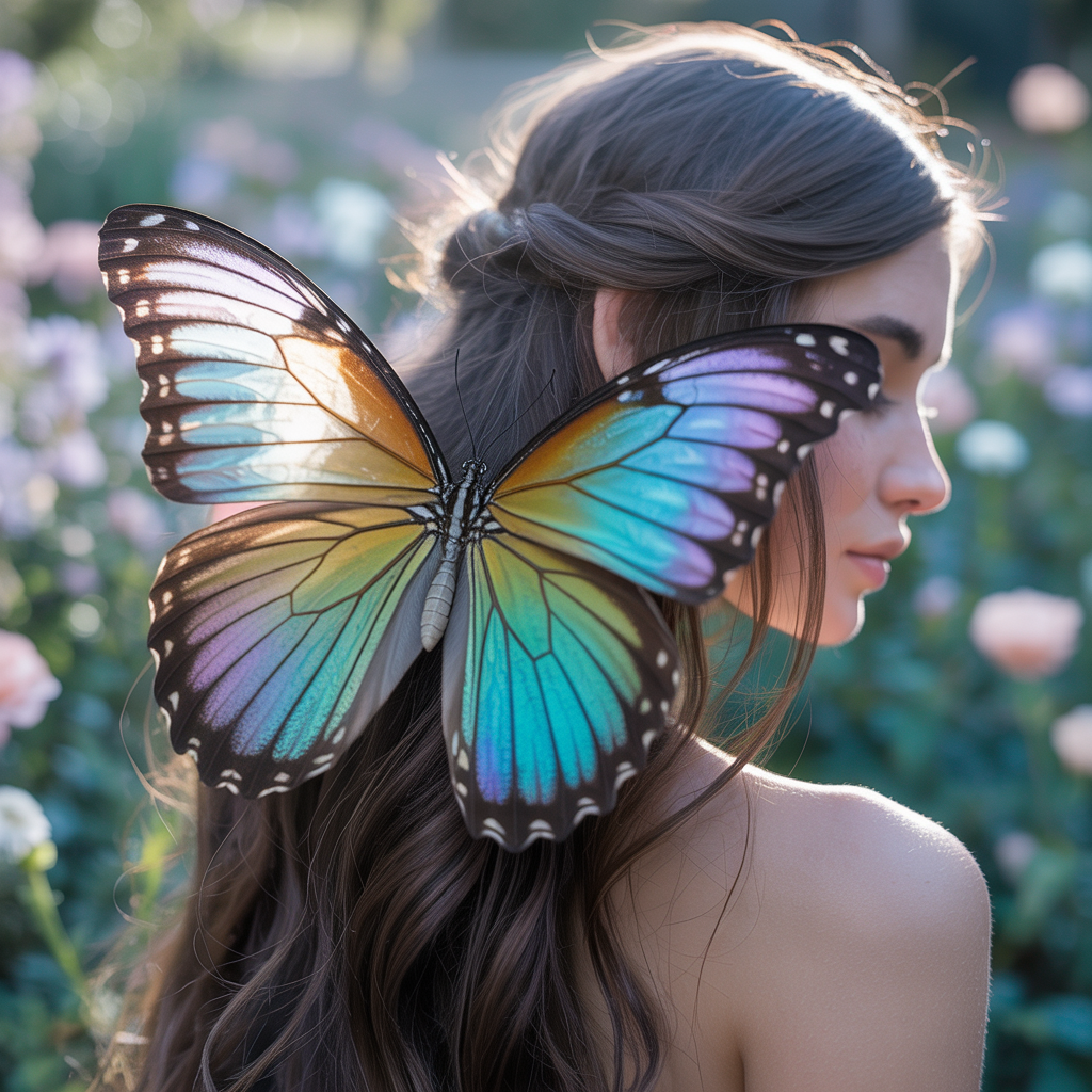 Voluminous Butterfly with Invisible Internal Layers