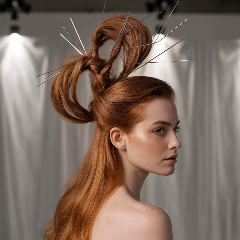 Sculptural Updos: Artistic and Avant-Garde