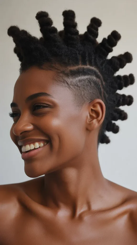 4C Mohawk with Shaved Sides