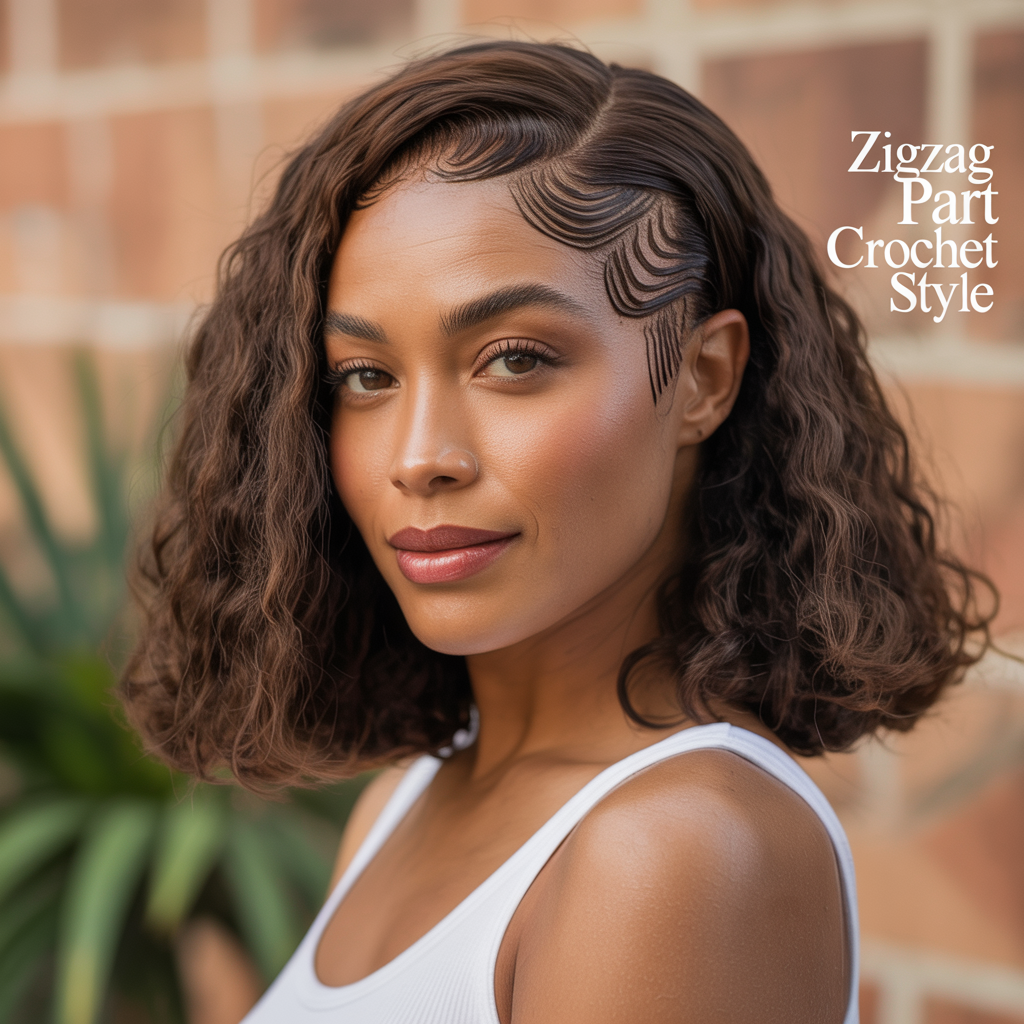 Zigzag Part Crochet Style