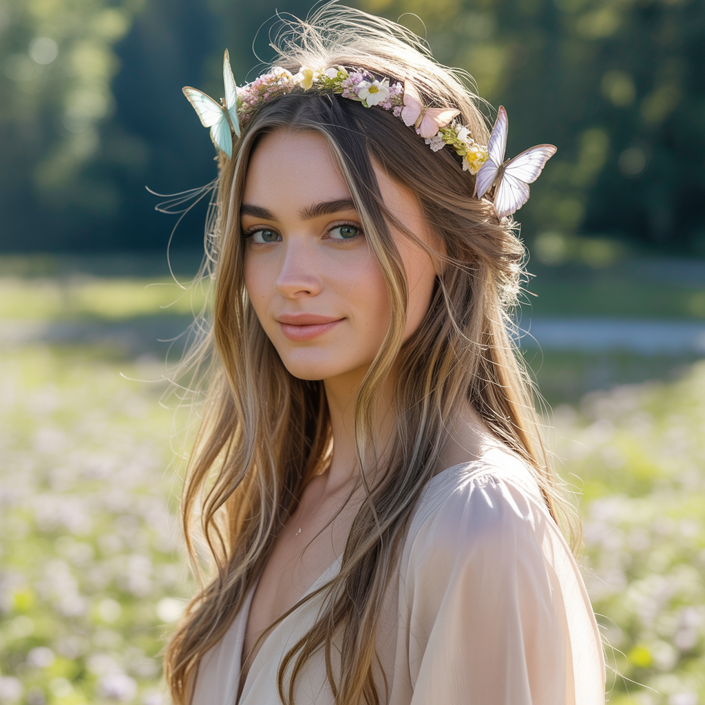 The Signature Female Butterfly with Face-Framing Layers