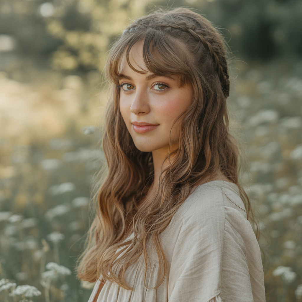  Braided Bangs for a Bohemian Touch