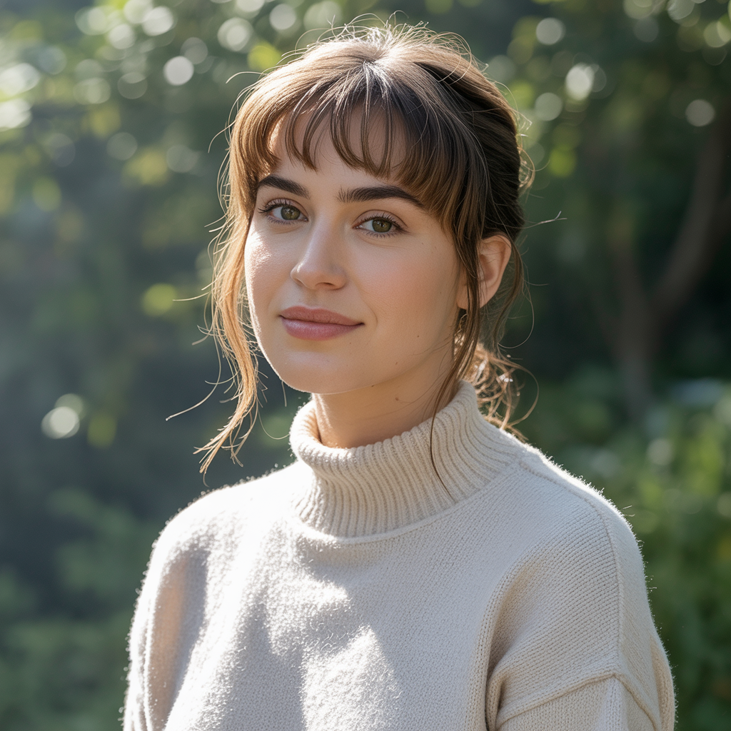  Medium Butterfly with Feathered Bangs