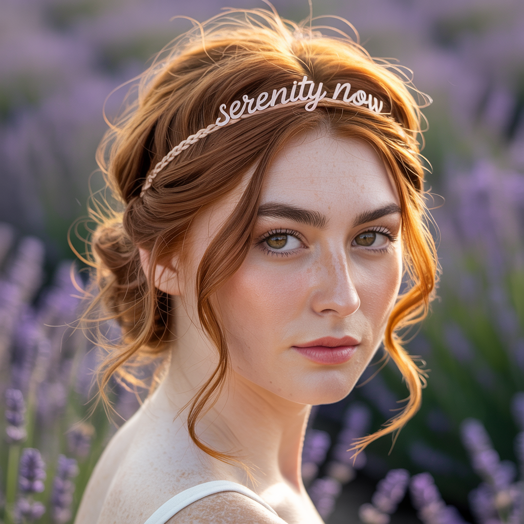 Braided Headband with Loose Updo: Soft and Romantic