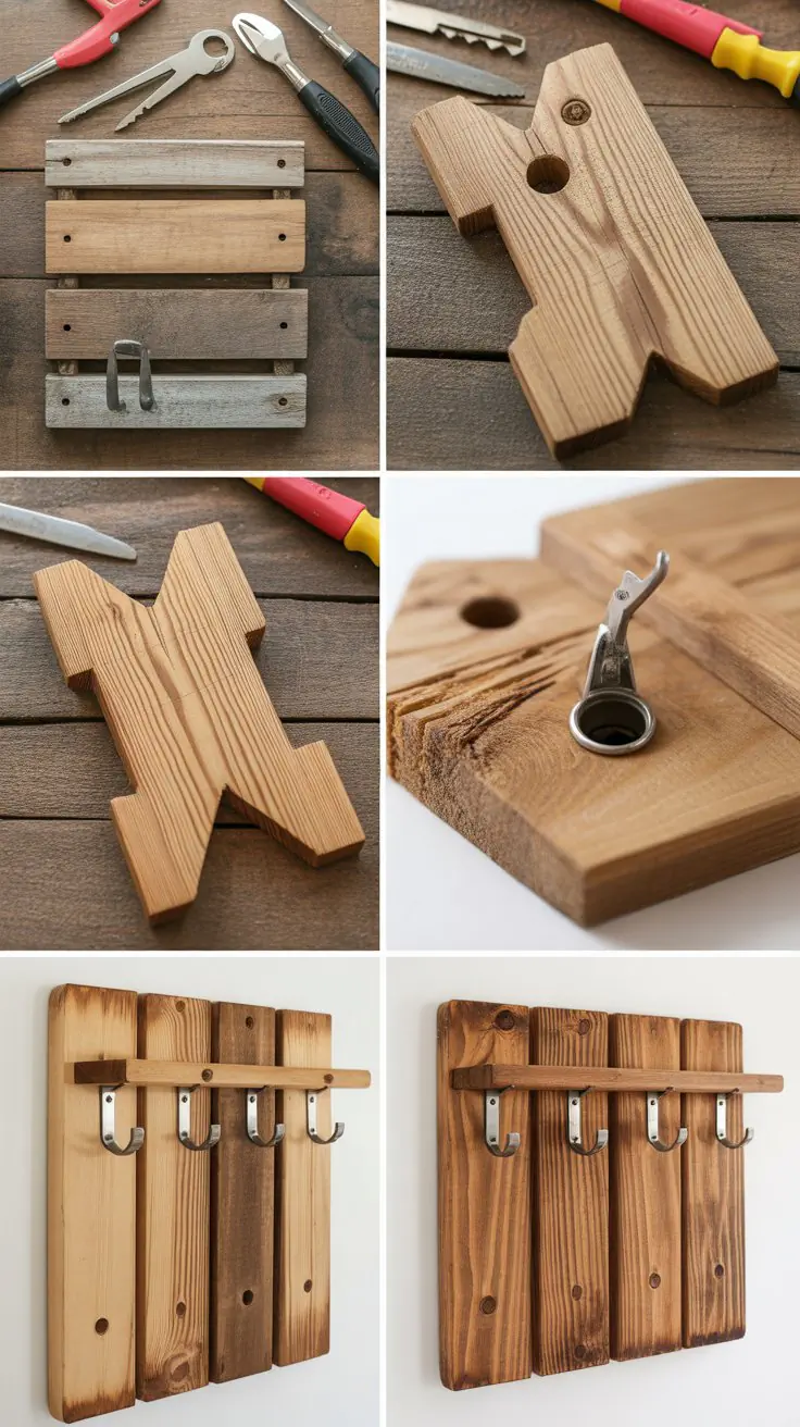Wooden Key Holders: Practical & Stylish