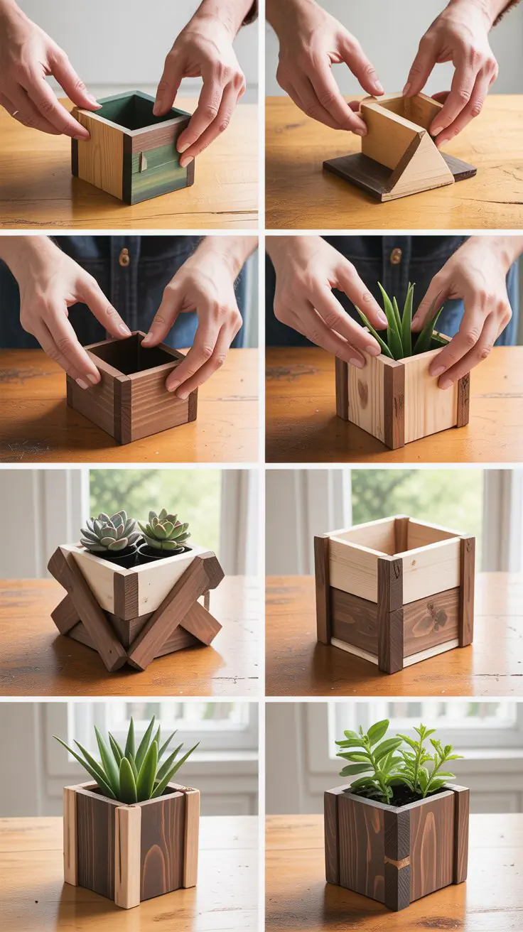 Wooden Plant Holders: Bring Nature Indoors