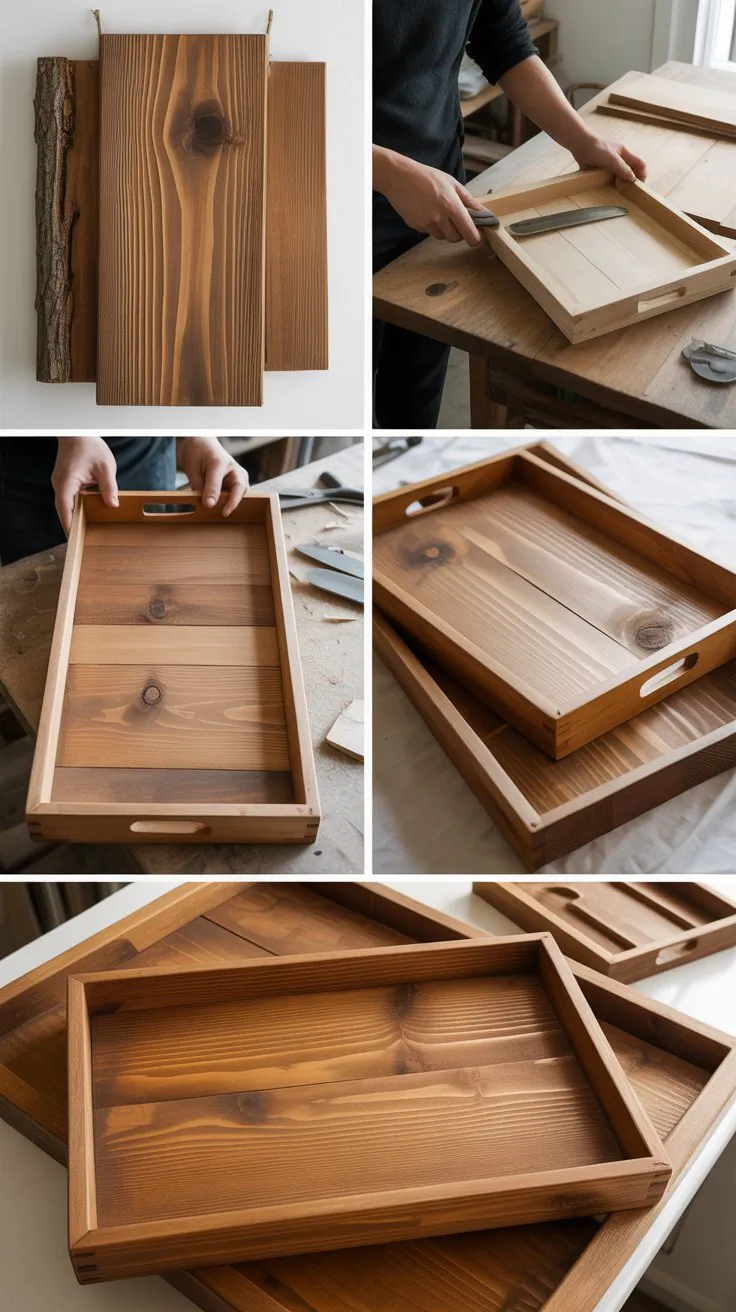 Wooden Serving Trays: Elegant & Functional