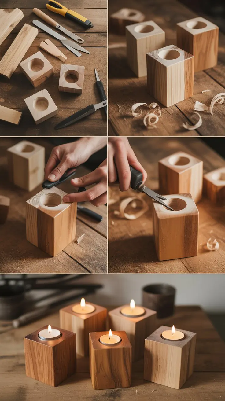 Wooden Candle Holders: Add Warmth to Any Room