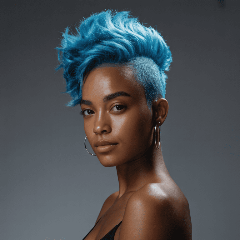 Shaved Mohawk Looks for Black Women