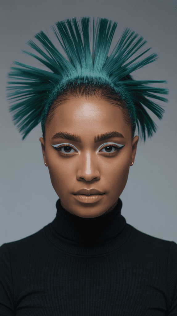  Mohawk with Slicked Edges