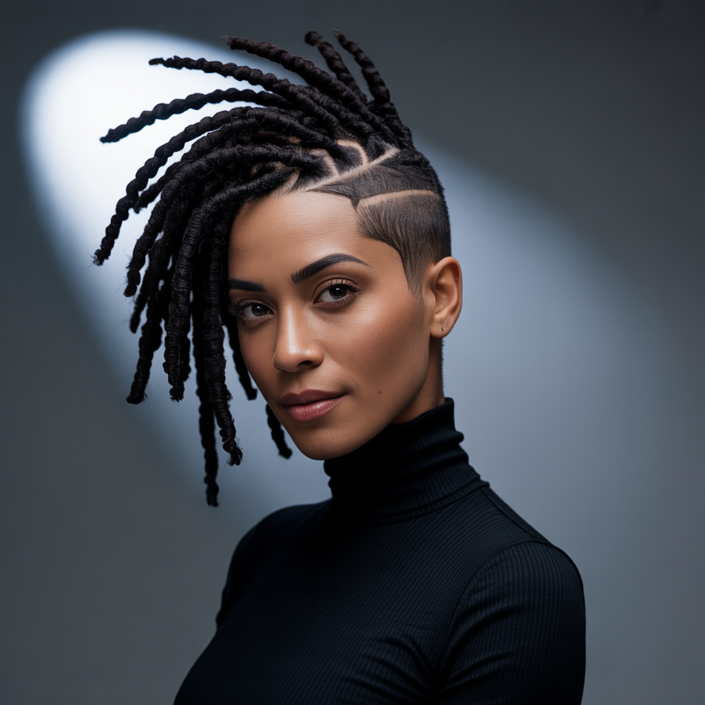 Loc Mohawk with Undercut