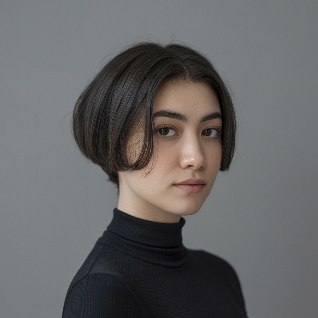 Short Hair with Soft, Rounded Nape