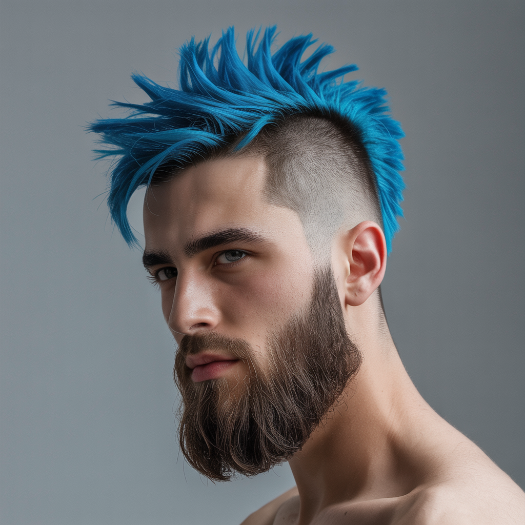 The Mohawk with Beard Integration