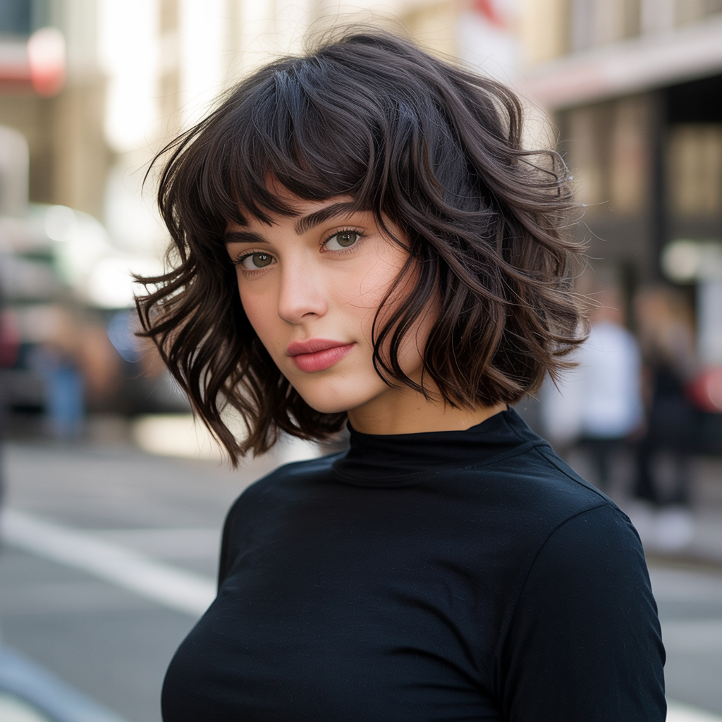 Choppy Bangs with Long Shag