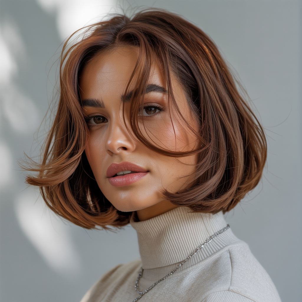 Chin-Length Bob: Flattering Frame