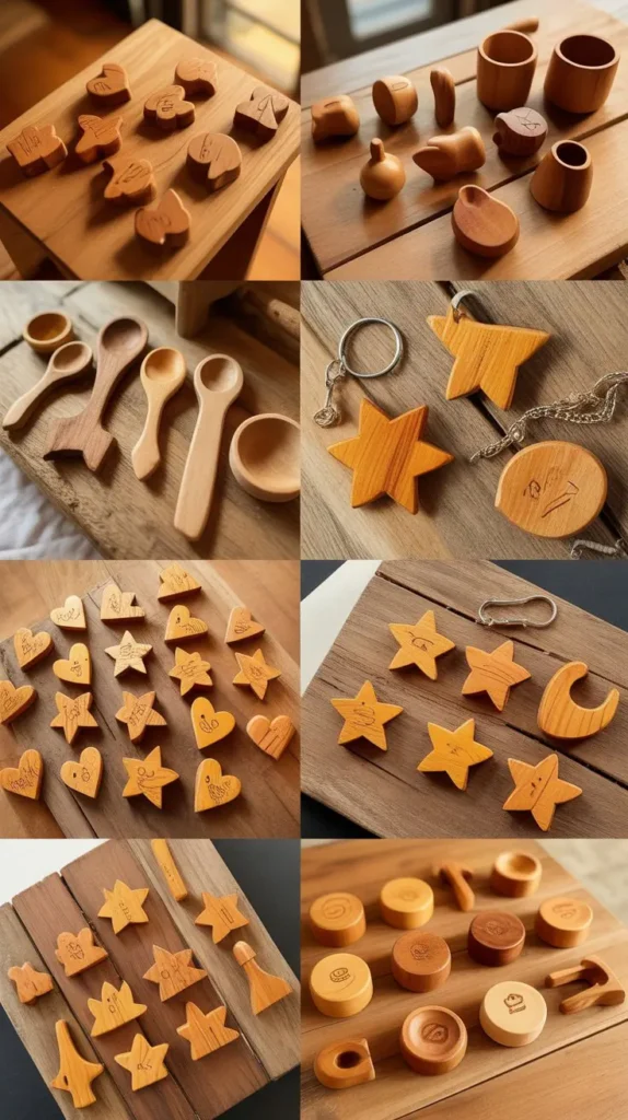  Wooden Magnets