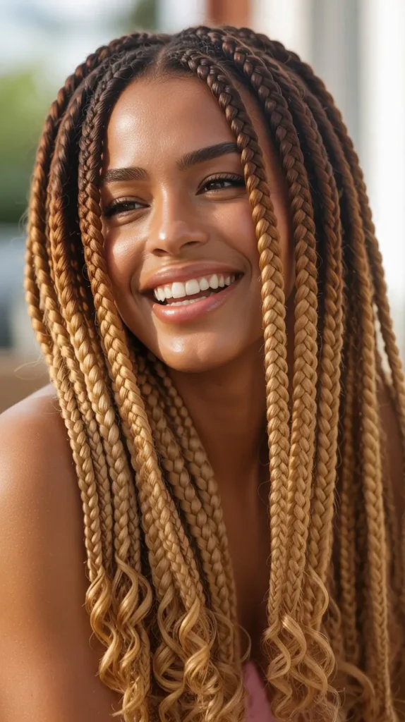 Two-Tone Crochet Braids