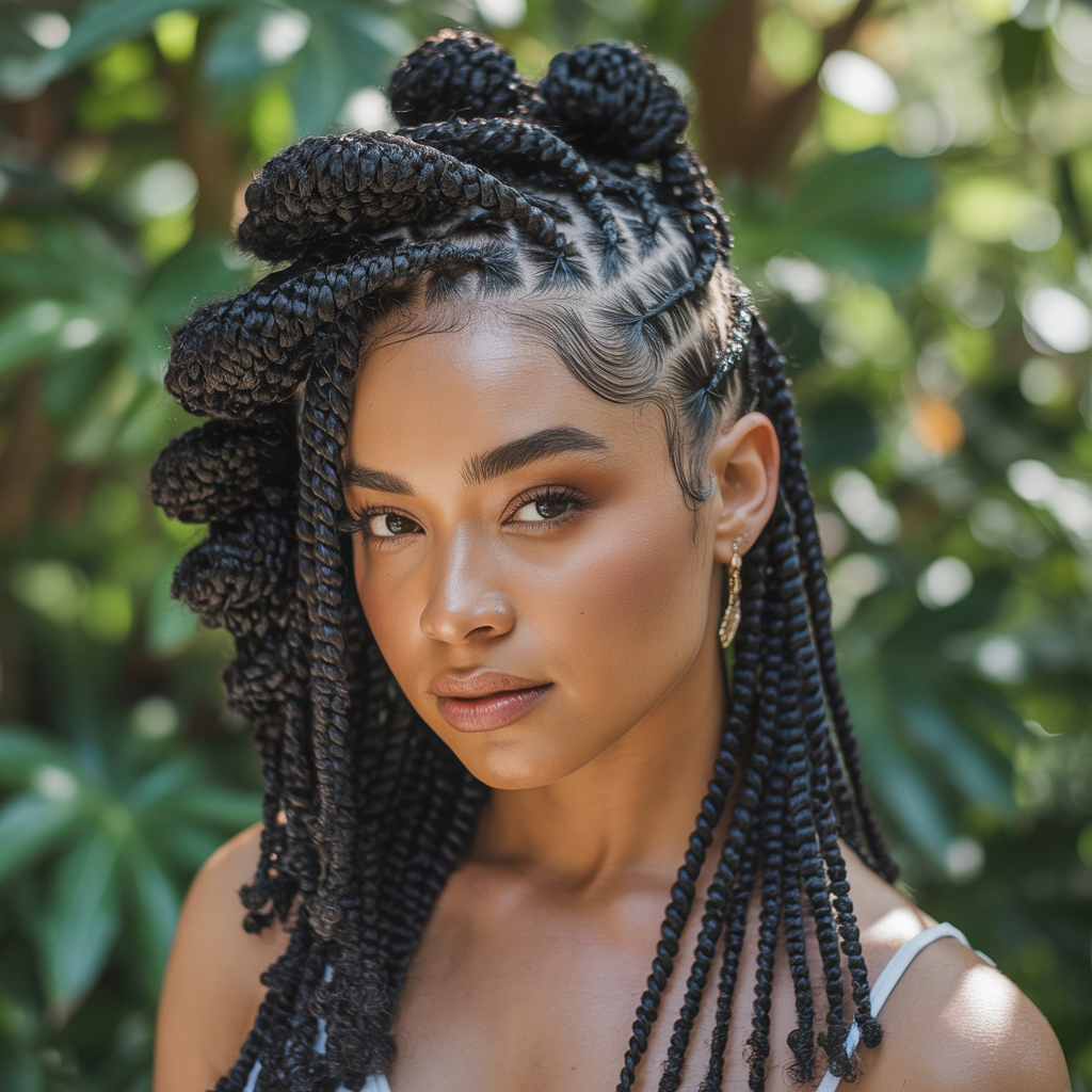  Mohawk with Flat Twists