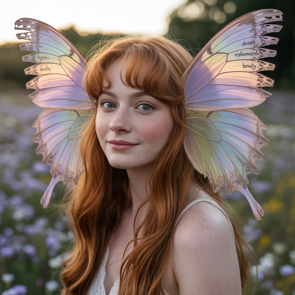 Butterfly with Face-Framing Bangs for Added Softness