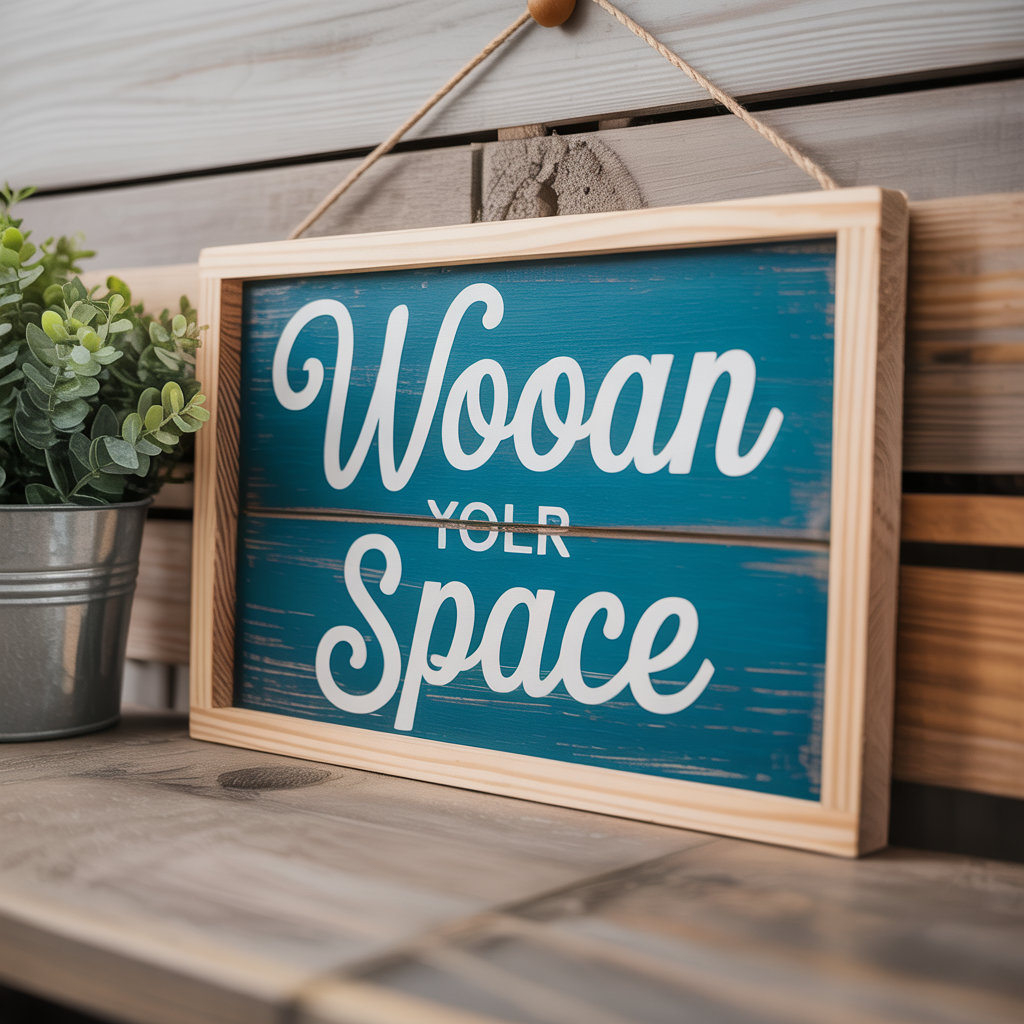 Wooden Signs: Personalize Your Space