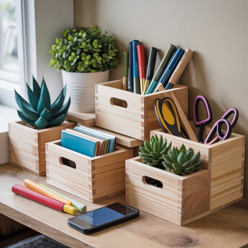 Wooden Boxes: Organize with Style