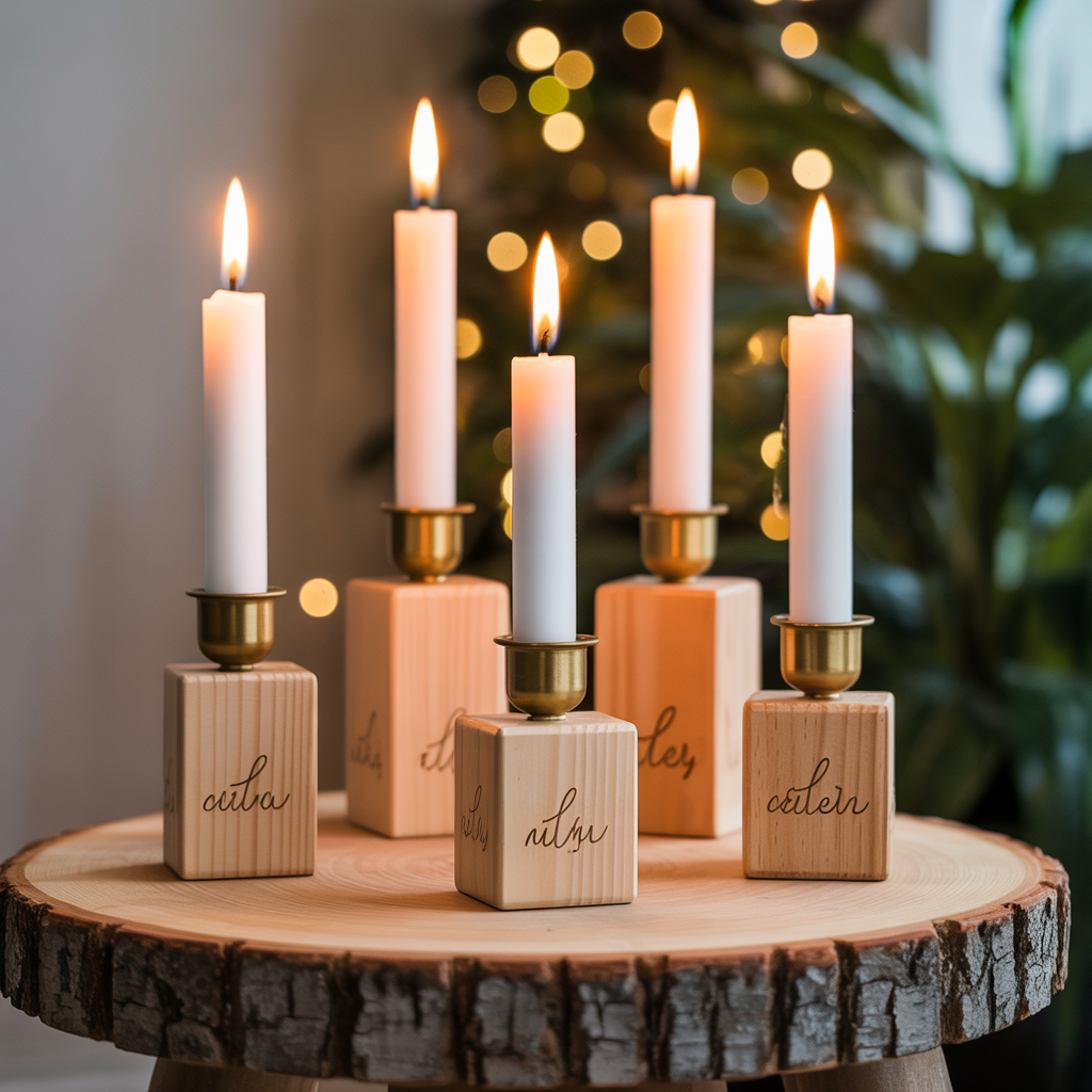 Wooden Candle Holders: Elegant and Cozy Lighting