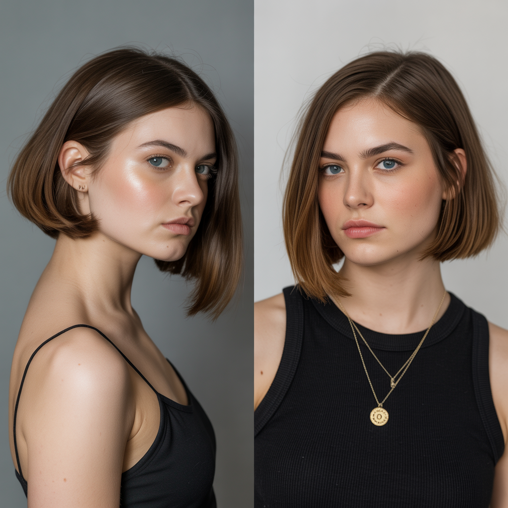 Classic Waist-Length to Sleek Bob