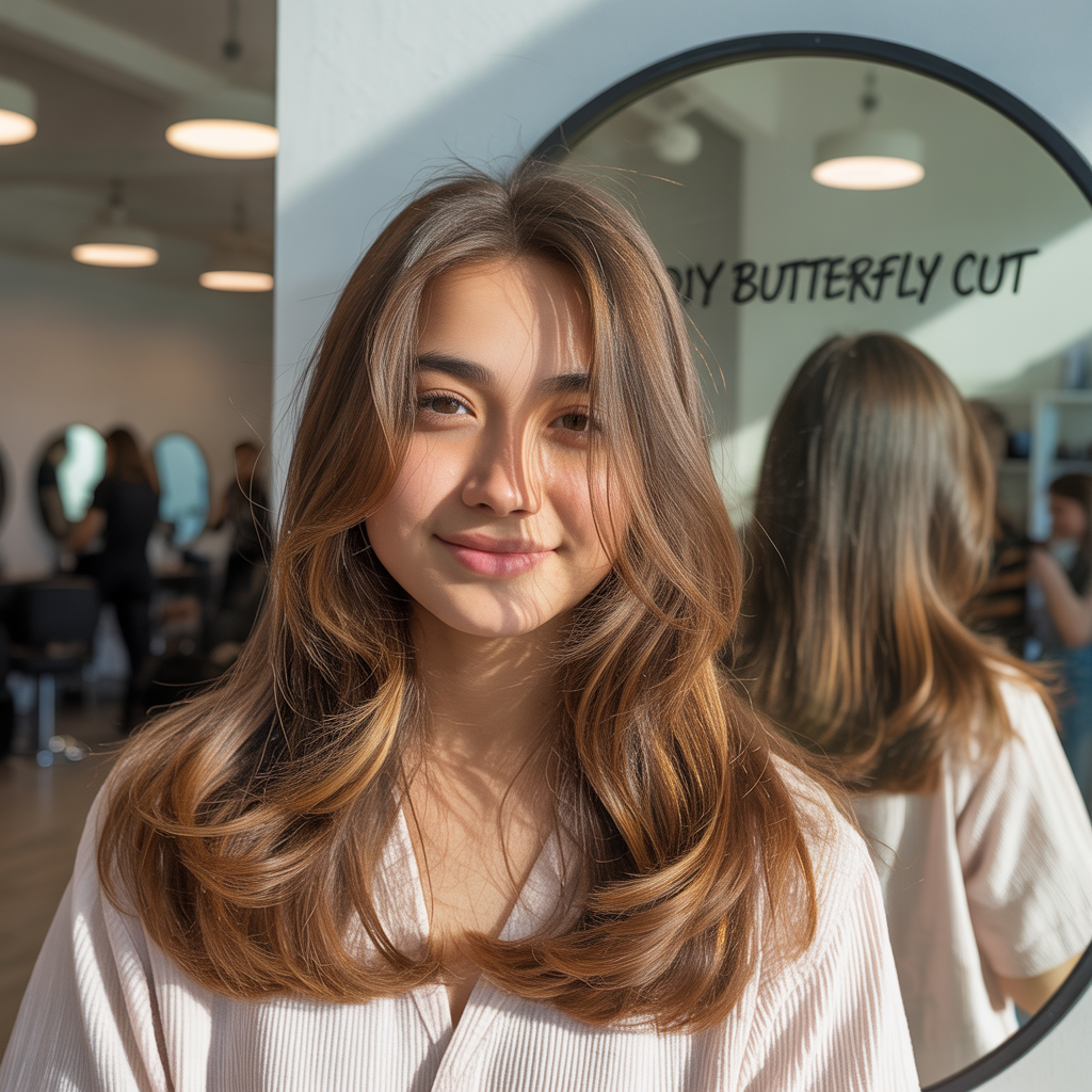Basic DIY Butterfly Cut