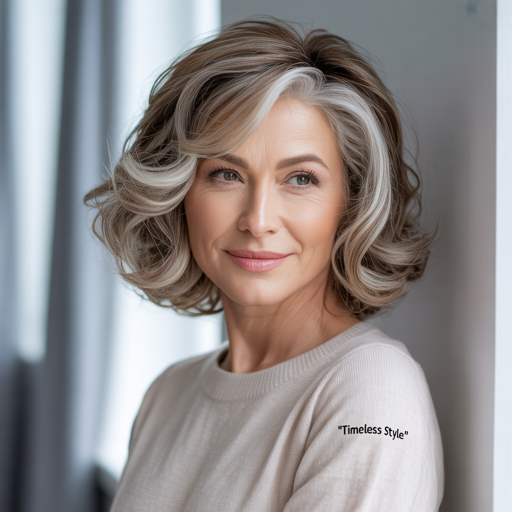 Soft Curls with Face-Framing Layers