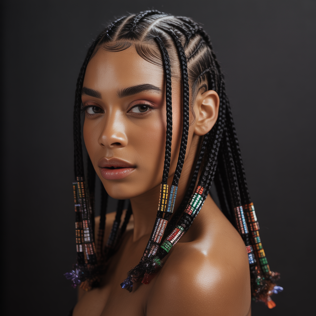 Fulani Braids with Undercut