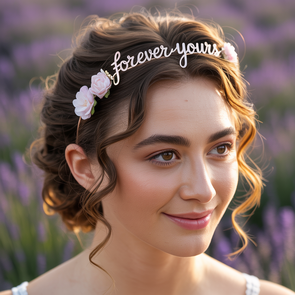 Curly Updo with Headband