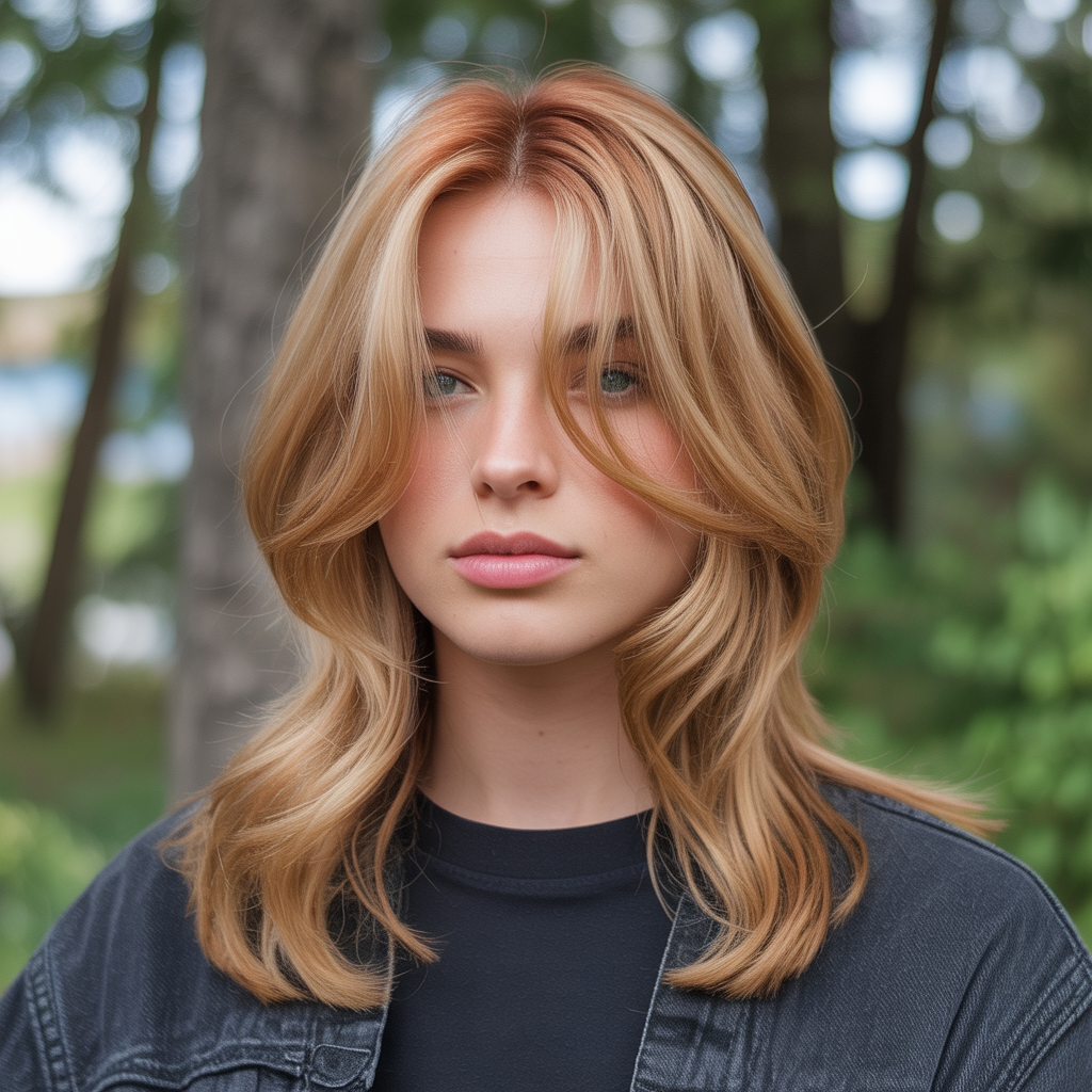 DIY Shaggy Butterfly Cut