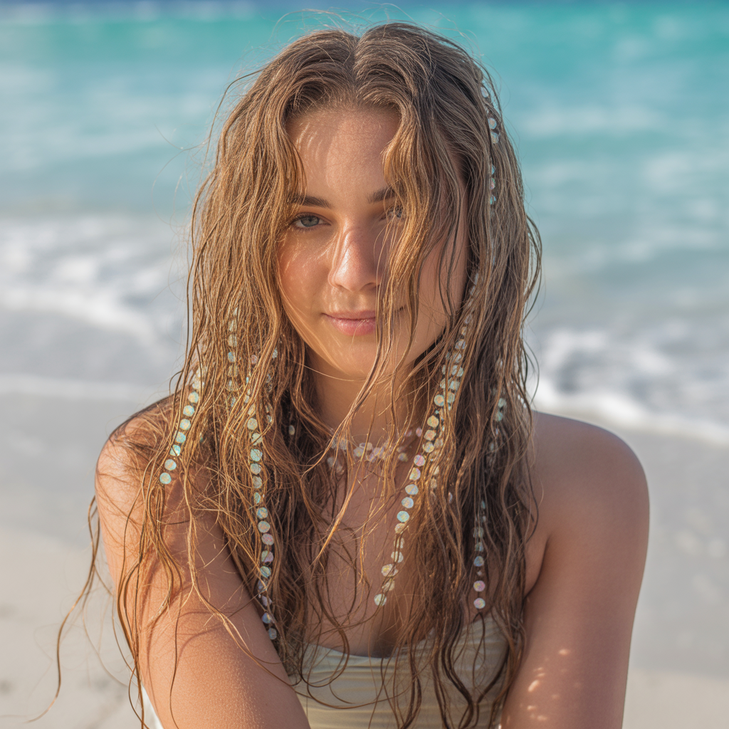 Wet Waves with Beads